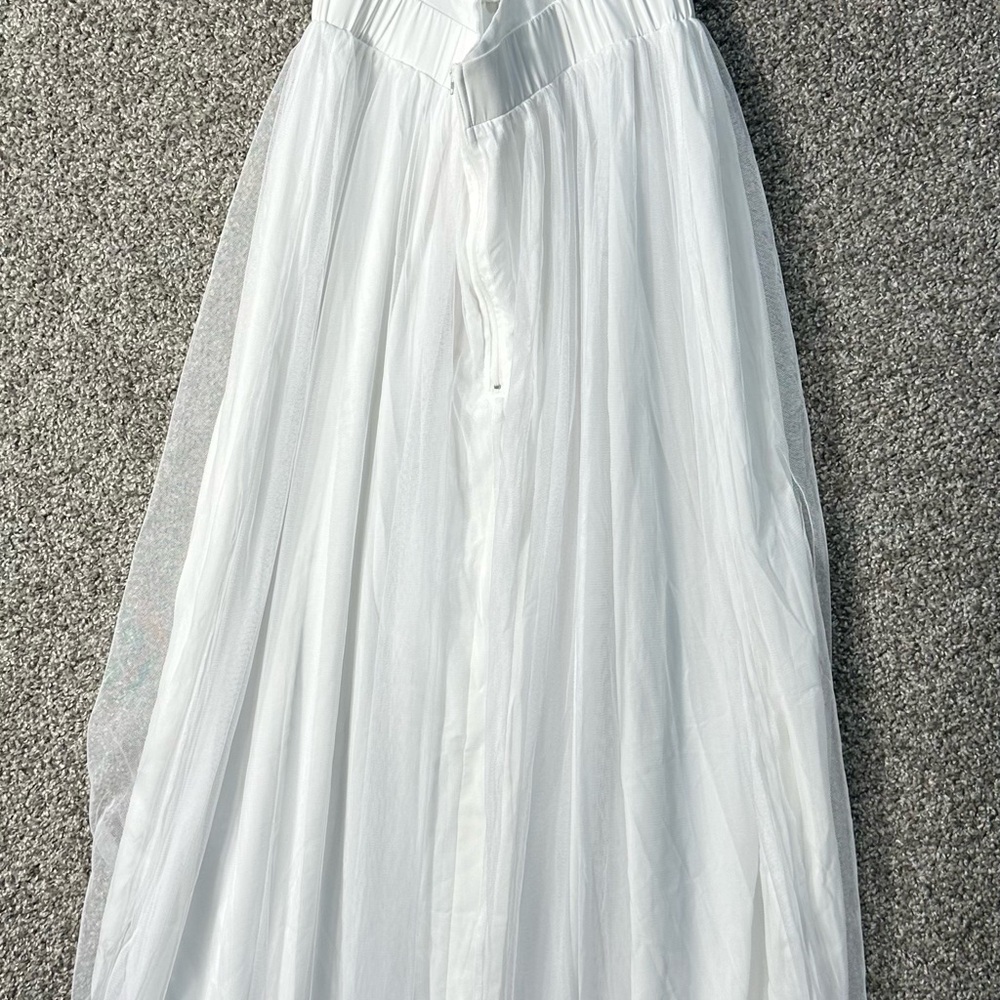 NWOT women’s V neck split cocktail maxi dress SZ XL - Picture 5 of 7